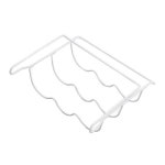 두꺼운 금속 소재 광택 냉장고 와인 선반 광택 냉장고 주방용 와인 거치대 33x31 5x11