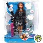 바비 Barbie Fashion Fever Doll Styles for 2 and You Mattel 2005 No NRFB H0915