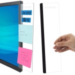 MDOZQ 사무용 책상 액세서리 2pcs 컴퓨터 모니터 메모 보드 메시지 여성용 스티커 홀더 홈 데스크톱 장식 Monitor Memo Board