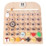 해외만년달력 DIY 링 우드 자석부착 디데이 탁상달력 캘린더펜던트