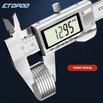 금속 스크린이 디지털 캘리퍼스 휴대용 내마모성 녹 산업용 측정 도구 0-50MM