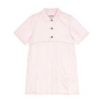 GANNI 25 FW 플리츠 헴 데님 미니 드레스 J1582 TP429977158 106710333