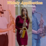 10PCS 테너 색소폰 리드 액세서리 강도 2 5 플라스틱 보호 커버 초보자를 위한 오케스트라 현악