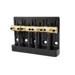 재즈 일렉트릭 베이스 를 위한 빈티지 CNC 기계 황동 새들 테일피스 교체가 가능한 가이커 4 스트링 고질량 베이스 브릿지 Rainbow... 