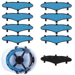 DEKELIY 9pcs 하드 모자 스웨트 밴드 세탁 재사용 라이너 에어 쿠션 액세서리