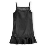 GANNI duchesse 샤틴 미니 드레스 F9719