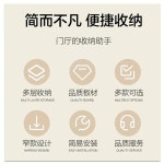 미니 신발장 좁은 현관 폭좁은 슬림 수납장 A 버킷 없는 싱글 플립 50개 따뜻한 흰색