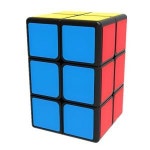 Qiyi 223 검정색 배경 매직 큐브 스티커가없는 Cubo Magico 1 차 부드러운 회전 장난감 퍼즐