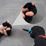 자석 해제 기능이 Aidmi 2Pc 낚시 장갑 취급 잡기 청소 어부 액세서리를 위한 전문 장갑