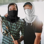 파텔라이 6개 여름 발라클라바 자외선 후드 통기성 풀헤드 UV 마스크 스키 페이스 커버 남성용 오토바이 사이클링 낚시 러닝