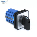 위치 터미널 LW26 1 전환 캠 UI 패널 3 5 상 선택기 20 660V 12 4 2 20A SZW26 48X48MM