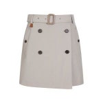 맥케이슨 H라인 버튼 스커트 MDW1PC613