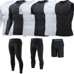 엠케이 머슬핏 남자 기능성 언더레이어 상의 하의 테크핏 스포츠이너웨어 민소매 나시 반팔 긴팔 레깅스 타이즈9부 언더레이어 긴팔 L
