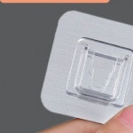 무타공 투명 접착식 매직후크 1구 암수세트 버클형 부착 클립 후크 벽걸이 스티커 제품선택 No 01 매직후크 1구 1개