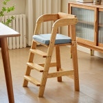 피노키오의자 높이조절 발판 체어 공부 가정용 키높이 1 와니스 호두 독일 수입 고무나무