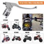 실버 왼쪽 브레이크 핸들 클러치 레버 퍼치 98cc 196cc 6 5 콜먼 트레일 200 바하 모토복스 미니 바이크 모터스포츠 CT200U BT200X... 