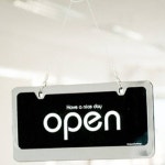 검정 OPEN CLOSED 걸이용팻말 문걸이 오픈클로즈 팻
