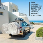 TeamObsidian 자전거 커버 - 야외 보관소 운송 또는 여행용 방수 전기 보호 1 3대용 헤비 듀티 립스탑 300D 옥스포드 소재 L - 1 Bike