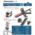 트라이원더 자전거 시트 포스트 클램프 31 34 알루미늄 합금 튜브 클립 퀵 릴리스 02 25