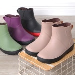 3 작업화 작업장화 무광 발목 방수장화 레인부츠 장마철 식당 여자장화 농장 텃밭