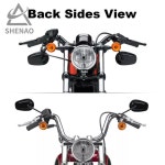 오토바이 백미러는 Harley 시리즈 Xl883 1200 x48 Gv300 Honda Cm500 수정 백미러 액세서리에 적합합니다
