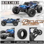 워마크 RC 카 1 14 성인 소년용 올터레인 카 4WD 오프로드 트럭 고속 40 KPH 4X4 방수 리모컨 충전식 1300mAh 배터리 2개
