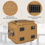 낚시용 웰데이 낚시 태클백 방수 장비 보관 가방 소금물 또는 담수용 소프트 태클 박스 케이스 카키 Khaki