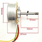 브러시리스 모터 2380rpm DC12V-24V 42F708T010