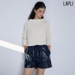 라플리 비건 레더 숏 팬츠 LWPTW324001