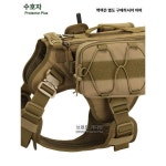 마니또 아웃도어 전술견 조끼 코브라 메탈릭 반사견 옷 빅펫 트레이닝 카무플라주