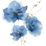 추상 꽃 화장실 스티커 침실 입구 현관 홈 장식 벽 이동식