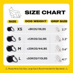 피다 접이식 개 목줄 소형견을 위한 16피트 보행 최대 26파운드 360 엉킴 검은색 X-Small