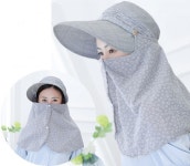 넥가드 여성 썬캡 자외선차단 농사 과수원 모자 등산 1개 여자