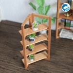 인형 집용 클래식 디스플레이 선반 가구 매력적인 Burlywood