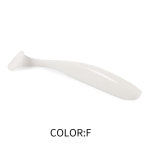 SJ 낚시 도구 2020 새로운 슈퍼 대륙 소프트 미끼 Leurre Shad 더블 컬러 실리콘 T 테일 20pcs F 1개
