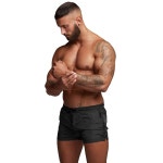 톤렌 남성 수영복 스포츠 반바지 지퍼 포켓 수영 트렁크 Army Green Small