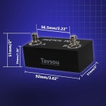 TRS 케이블 래치 듀얼 스위치 이 앰프용 Yueyinpu 래칭 스위치 페달