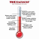 실내 고양이와 작은 개를 위한 퍼헤이븐 써마NAP 셀프 워밍 캣 침대 세탁 체온 반사 - 퀼트 인조 모피 침대 매트 소형 1 Small