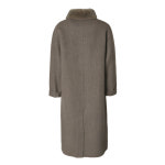 엠씨 밍크탈부착 울 코트 C34H153