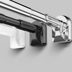 무타공 빨래 건조봉 행거 벽간격 발코니 테라스 건조대 베란다 부착식 옷걸이 40