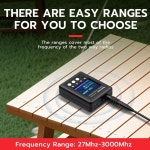 맥바젤 슈어컴 플러스 27Mhz- hz 라디오 휴대용 주파수 카운터 미터 CTCCSS DCS 디코더 SF401 3000M