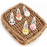 아랑로랑 동물친구들 똑딱핀 헤어핀 5개세트