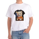 라운드티 반팔티 전사이즈 티셔츠안 강아지 퍼피 큐트