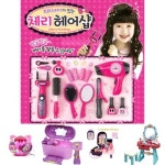 체리 트위스터기가 헤어샵 선물용 소꿉 역할 어린이 헤어 스타일 유치원 여아 미용 세트 완구 장난감