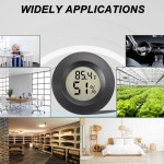 미니 습도계 디지털 2팩 실내 외 습도 모니터 온실 정원 지하실 화씨 섭씨 용 파충류 온도계