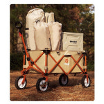 야외 캠핑장 카트 접이식 웨건 캐리어 테이블 트레일러 장보기 피크닉카 수레카