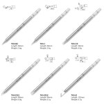 스마트 미니 연필 납땜용 펜 다리미 팁 교체용 마이크로 휴대용 솔더 도구 납땜 액세서리 6팩