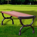 벤치 오일스테인 처리 공원 학교 야외시설