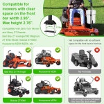 제로 턴 잔디 깎는 기계 손잡이 클립이 5갤런 버킷 브래킷 홀더 야외 정원 쓰레기장 청소용 손잡이 키트