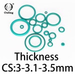 CS 두께 고무 FKM 완성되어 개스킷 내열성 사양에 씰링 불소 링이 OD51xCS3 1 1pcs